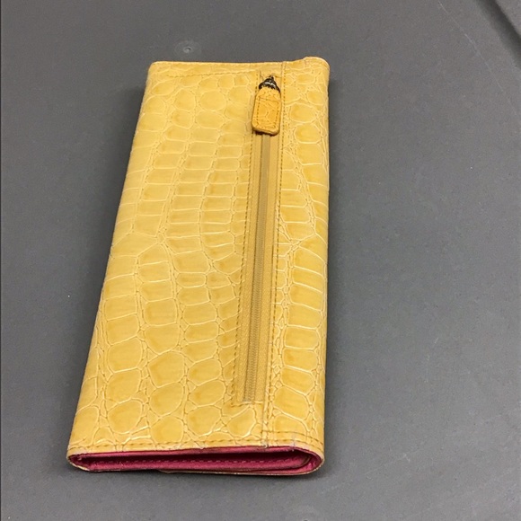 FRANCO SARTO women's wallet pink inside goldish outside - Picture 2 of 5